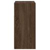 Anrichte Panaghia aus brauner Eiche mit LED-Beleuchtung 80x35x75cm