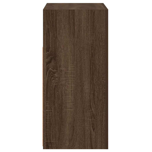 Anrichte Panaghia aus brauner Eiche mit LED-Beleuchtung 80x35x75cm