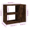 Räuchereiche Beistellschrank Dinicu 60x30x50cm (Holz)