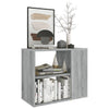 Grauer Dinicu Beistellschrank 60x30x50cm (Holz)