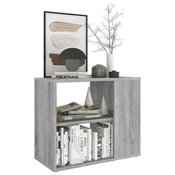 Grauer Dinicu Beistellschrank 60x30x50cm (Holz)