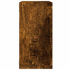 Wandwürfelregale aus geräucherter Eiche Annemona 30x15x30cm (2 Stück)
