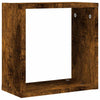Savustettu tammi kuutioseinähyllyt Annemona 30x15x30cm (6 kpl)