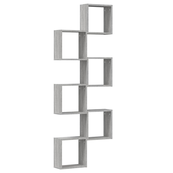 Graue Sonoma Wall Cube Regale Annemona 30x15x30cm (6 Stück)