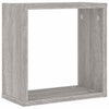 Graue Sonoma Wall Cube Regale Annemona 30x15x30cm (6 Stück)