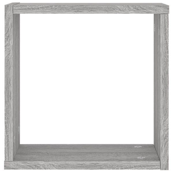 Graue Sonoma Wall Cube Regale Annemona 30x15x30cm (6 Stück)