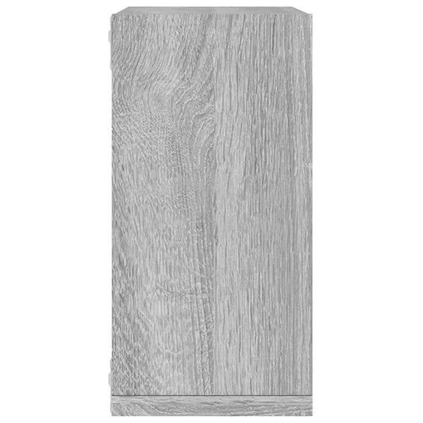 Graue Sonoma Wall Cube Regale Annemona 30x15x30cm (6 Stück)