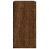 Ruskea tammi kuutioseinähyllyt Annemona 30x15x30cm (6 kpl)