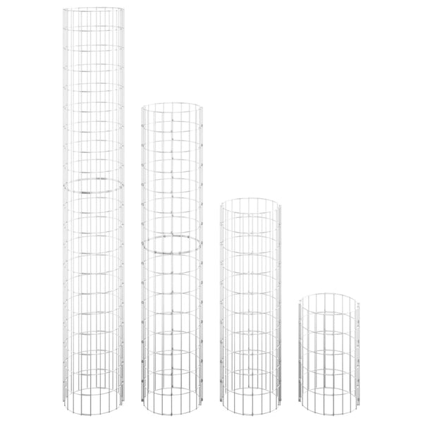 Pyöreät korotetut kivikorit Argenta Ø30x50/100/150/200cm (4 kpl)