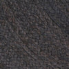 Dunkelgrauer handgefertigter runder Jute-Teppich Akel 240cm