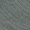 Olivgrüner handgefertigter runder Jute-Teppich Akel 210cm