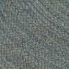 Olivgrüner handgefertigter runder Jute-Teppich Akel 240cm