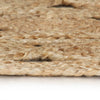 Handgefertigter Teppich geflochten Jute Sunica 210cm
