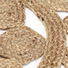 Handgefertigter Teppich geflochten Jute Sunica 210cm