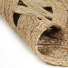 Handgefertigter Teppich geflochten Jute Sunica 210cm