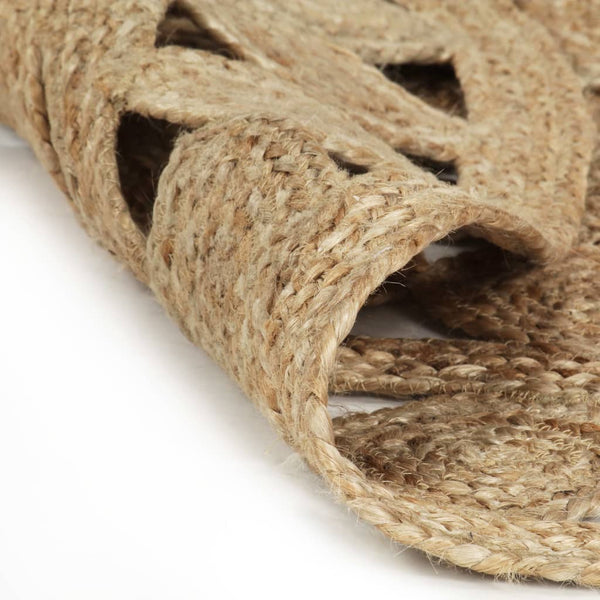 Handgefertigter Teppich geflochten Jute Sunica 210cm