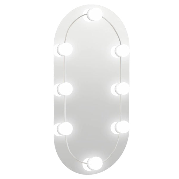 Spiegel mit LED-Beleuchtung Allyende 60x30cm (Glas oval)