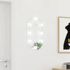 Spiegel mit LED-Beleuchtung Allyende 60x30cm (Glas oval)