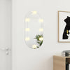Spiegel mit LED-Beleuchtung Allyende 80x40cm (Glas oval)
