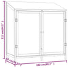 Gartenschrank Elfe 102x52x112cm (Fichte)