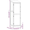 Gartenschrank Elfe 55x52x174,5cm (Fichte)