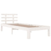 Bettgestell Tocolica weiß 75x190cm (Holz, Schmal Einzeln)