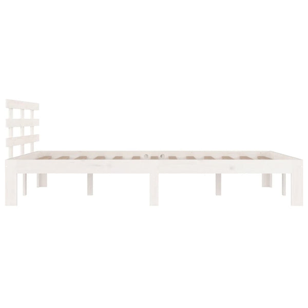Bettrahmen Tocolica weiß 140x190cm (Holz)