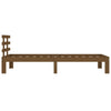 Honigbraunes Bettgestell Tocolica 100x200cm (Holz)