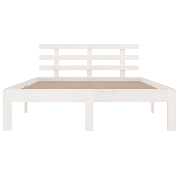 Weißes Bettgestell Tocolica 120x200cm (Holz)