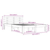 Weißes Bettgestell Tocolica 140x200cm (Holz)