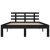 Bettgestell Tocolica 200x200 cm (Holz) Schwarz