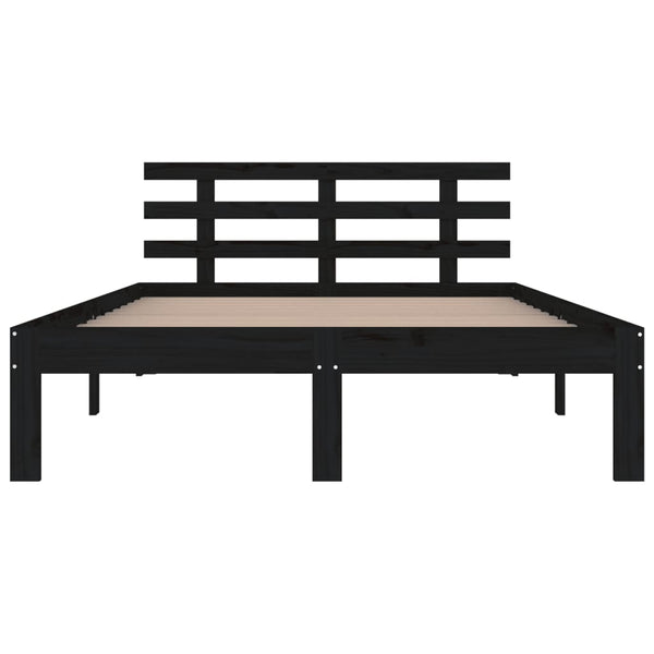 Bettgestell Tocolica 200x200 cm (Holz) Schwarz