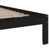 Bettgestell Tocolica 200x200 cm (Holz) Schwarz