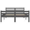 Bettgestell Lahme 120x200cm (Holz), grau