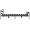 Bettgestell Lahme 120x200cm (Holz), grau
