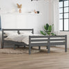 Bettgestell Lahme 120x200cm (Holz), grau