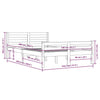 Graues Bettgestell Lahme 140x200cm (Holz)
