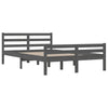 Graues Bettgestell Lahme 150x200cm (Kingsize)