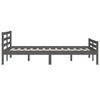 Graues Bettgestell Lahme 150x200cm (Kingsize)