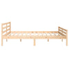 Bettgestell Lahme 200x200cm (Holz)