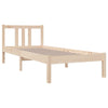 Bettrahmen Marderos 75x190cm (Holz, kleines Einzelbett)