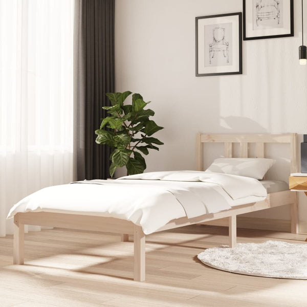 Bettrahmen Marderos 75x190cm (Holz, kleines Einzelbett)