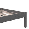 Graues Bettgestell Marderos 135x190cm (Doppelbett)