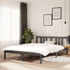Graues Bettgestell Marderos 135x190cm (Doppelbett)