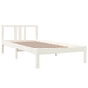 Bettgestell Marderos 90x200cm, weiß (Holz)