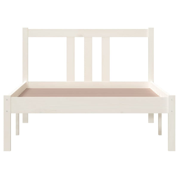 Bettgestell Marderos 90x200cm, weiß (Holz)