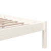 Bettgestell Marderos 90x200cm, weiß (Holz)