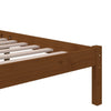 Honigbraunes Bettgestell Marderos 90x200cm (Holz)