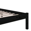 Schwarzes Bettgestell Marderos 100x200cm (Holz)