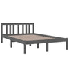 Graues Bettgestell Marderos 120x200cm (Holz)